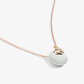 HAPPY FROG NECKLACE WITH COLORED NUGGET